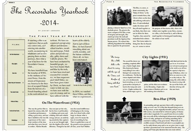 recordatio yearbook image